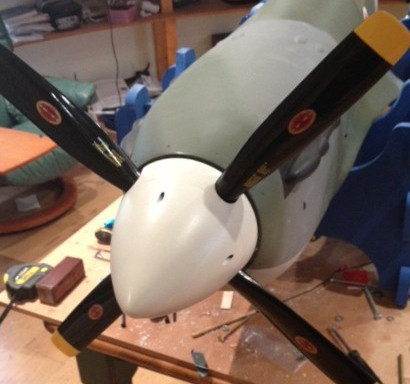 Spitfire Model Plane Custom Spinner